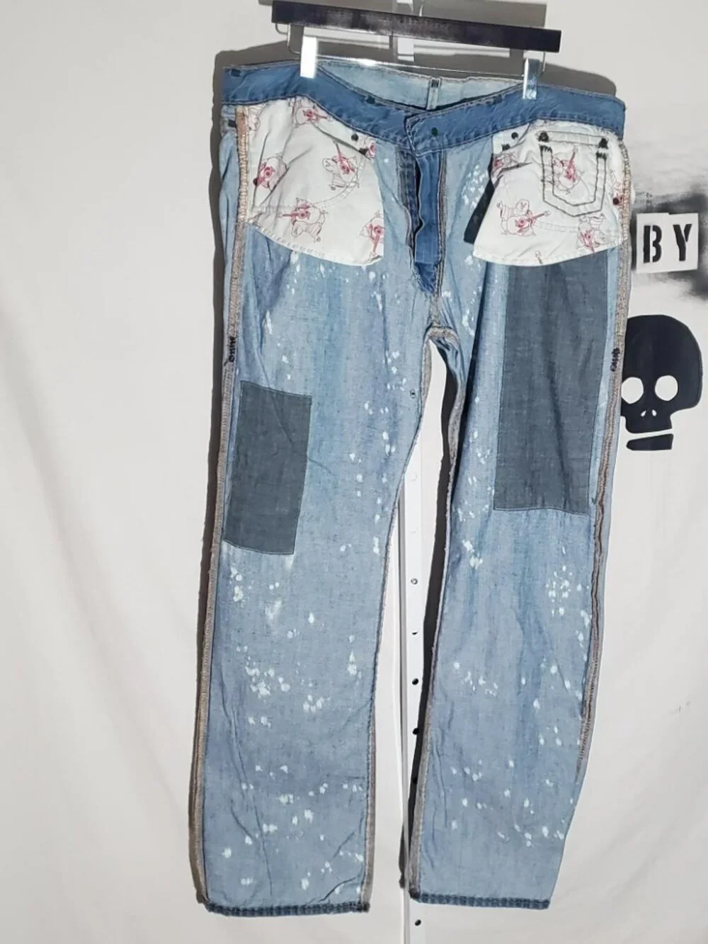 True Religion Ricky Super T  Made in USA distressed Sz 42